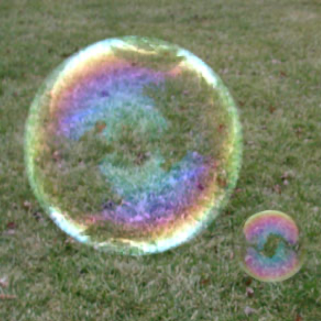 Buble iridescence.